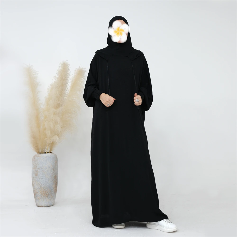 

Eid Hooded Djellaba Women Muslim Dress Prayer Garment Khimar Islam Clothing Arab Robe Turkey Abaya Kaftan Burqa Kebaya Jalabiya