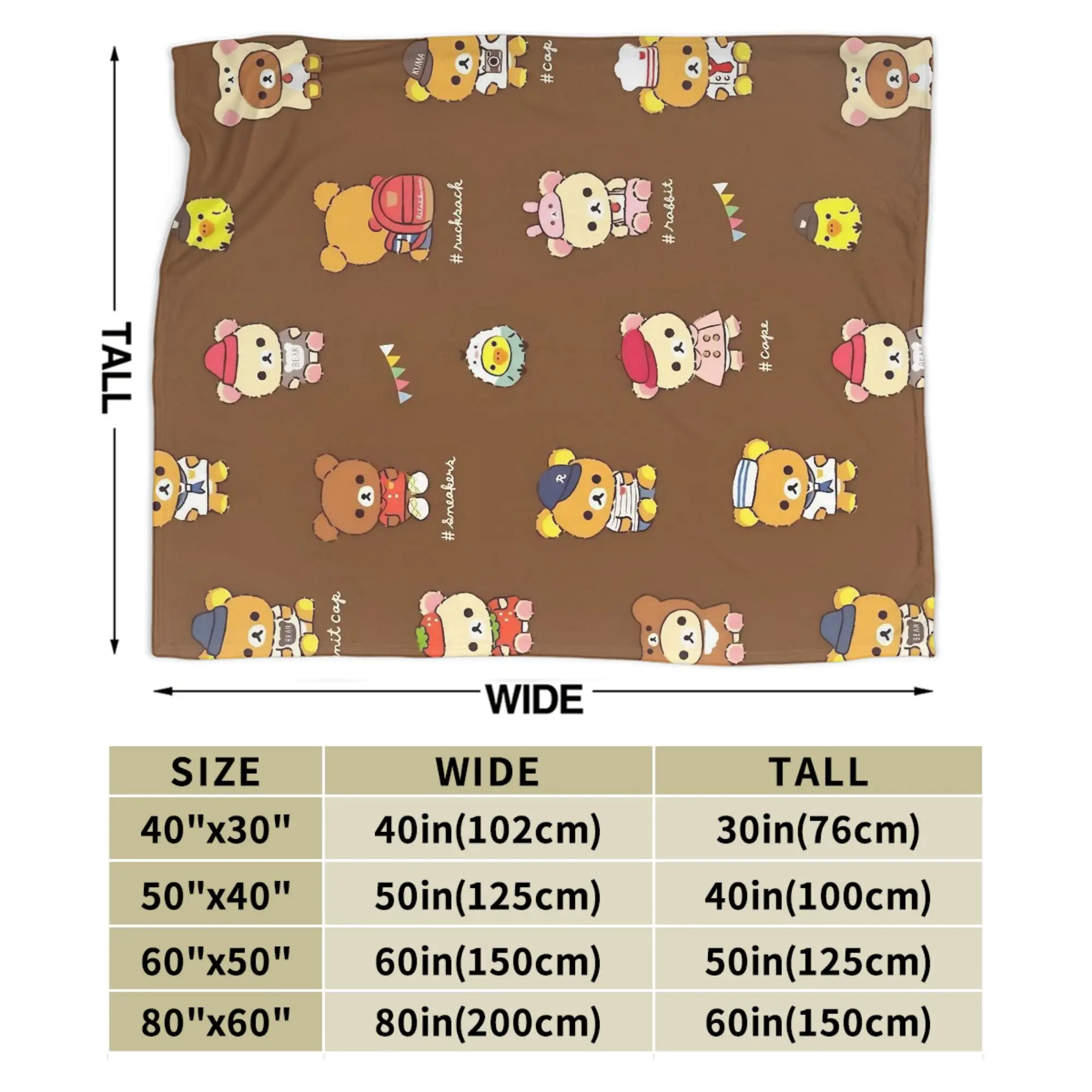 Rilakkuma-Manta de dibujos animados para primavera/otoño, manta ultrasuave de felpa de lana Coral para ropa de cama, ropa de cama de oficina