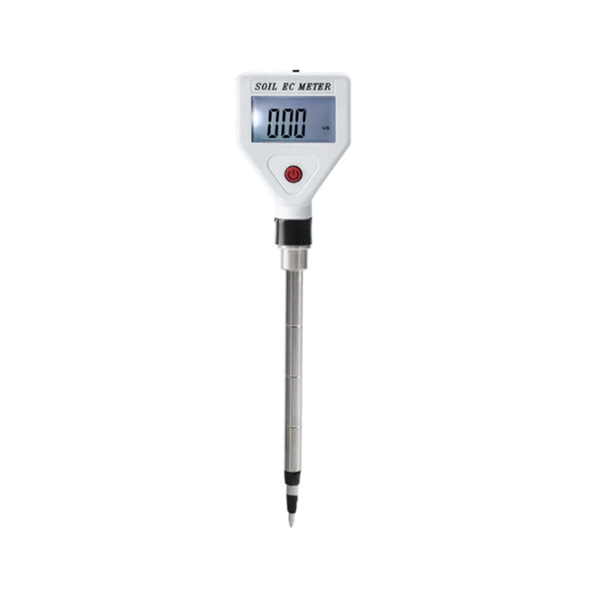 

EC Detector Soil Analyzer -Conductivity Test Potted Planting EC Meter Flowers and Plant Agriculture Detector -White