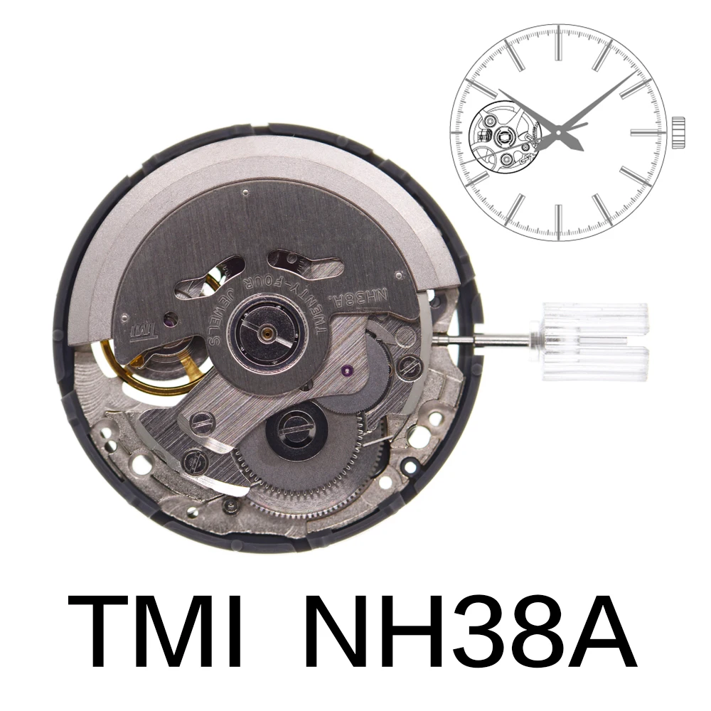 NH38A Movement Mechanical Automatic Watch Replacement Spare Parts Accessorie Repair Self-winding 21600 24 Jewels High Quality