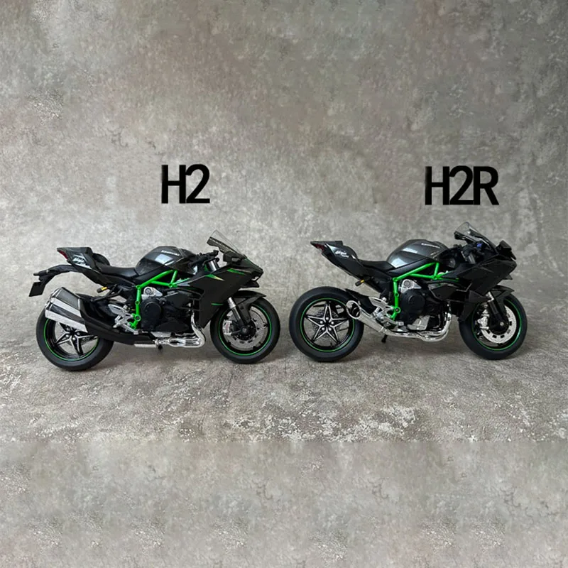 1/12 Scale Ninja H2 H2R Z1 Z2 Series Motorcycle Ornament Simulation Plastic Collection Motorbike Model Gift Souvenir Decration