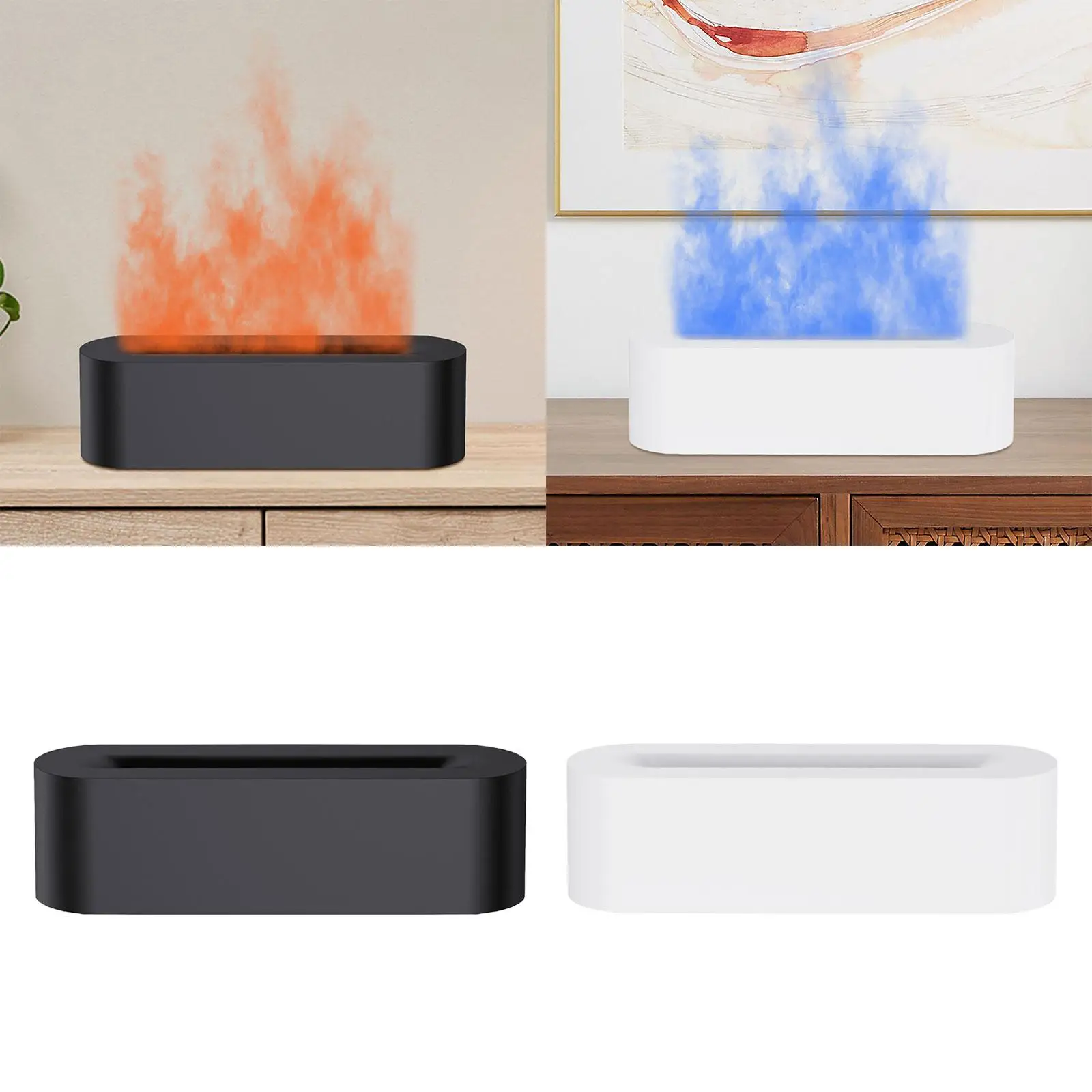 Flame Diffuser Humidifier Aroma Humidifier Essential Oil Diffuser 150มล
