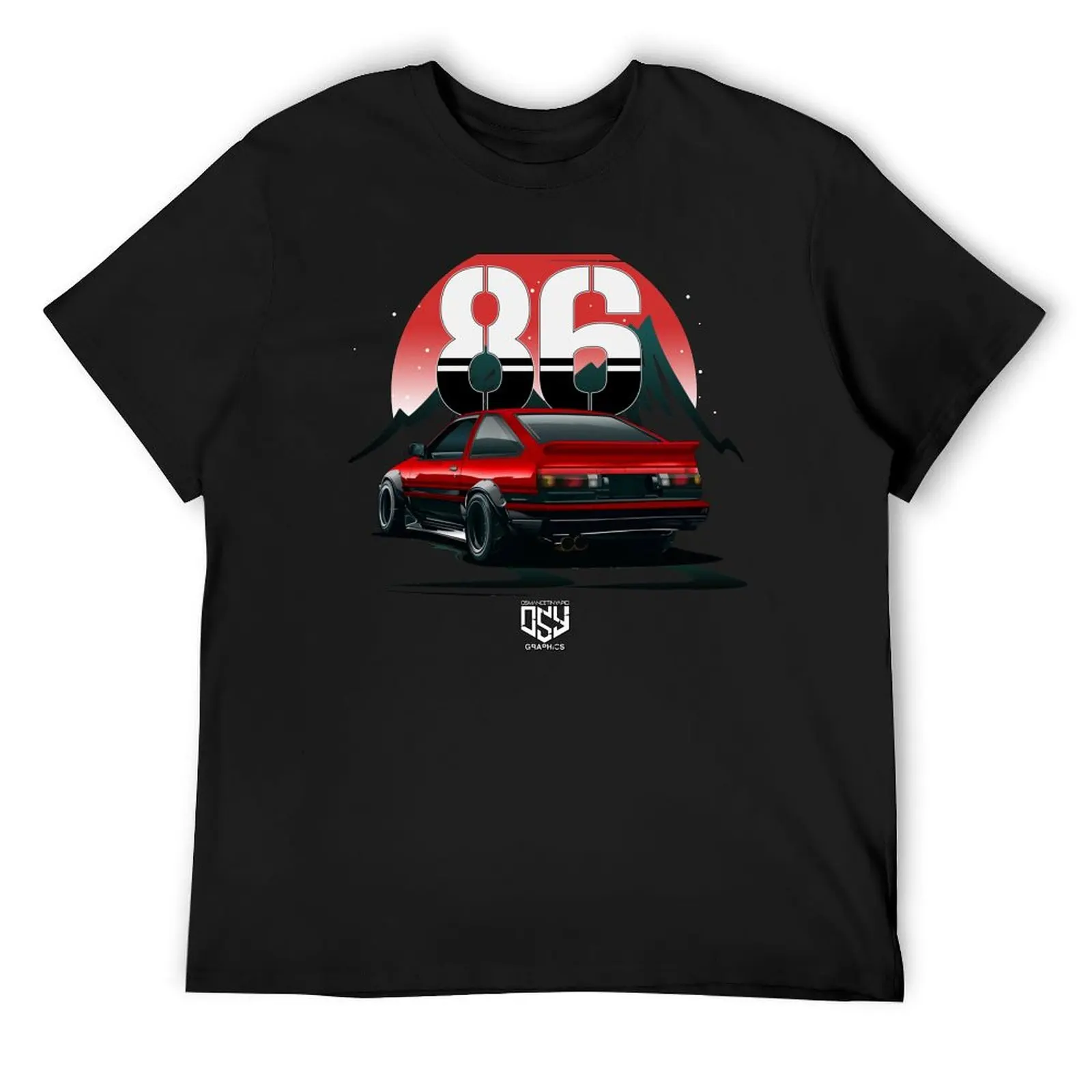 

AE86 Trueno (RED) T-Shirt blanks man clothes shirts graphic tee blacks mens white t shirts