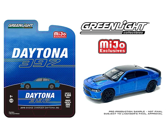 GREENLIGHT MiJo 1:64 2018 Dodge Charger Collect die-casting alloy car model ornaments