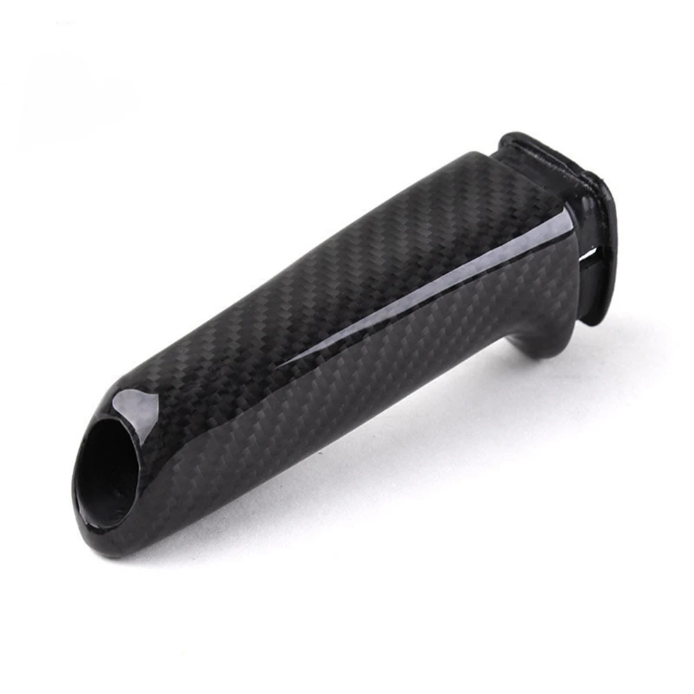 Car Handbrake Cover Handbrake Grips Protector Cover Carbon Fiber For BMW  1 2 3 4 5 M X1 Series F20 F22 F30 E90 F32 E60 F80 E84