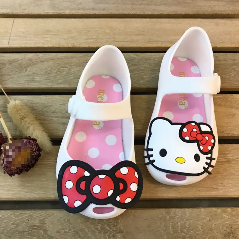 

Sanrio Hello Kitty sandals Princess shoes little girl autumn be non-slip Soft bottom comfortable deodorise waterproof kawalii
