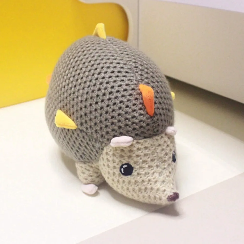 

Animals Knitted Tortoise Stuffed Star Sea Turtle Stuffed Doll Cartoon Fluffy Hedgehog Doll Home Decor