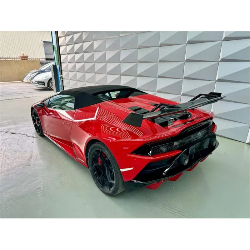 

Задний спойлер-крыло из сухого карбона в стиле STO для Lamborghini Huracan EVO Convertible