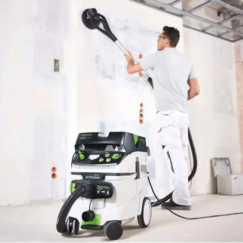 

Wall Sander Vacuum Cleaner Long Neck Self-Cleaning Putty Dust-Free Wall Grinder 36l Automatic Shaking