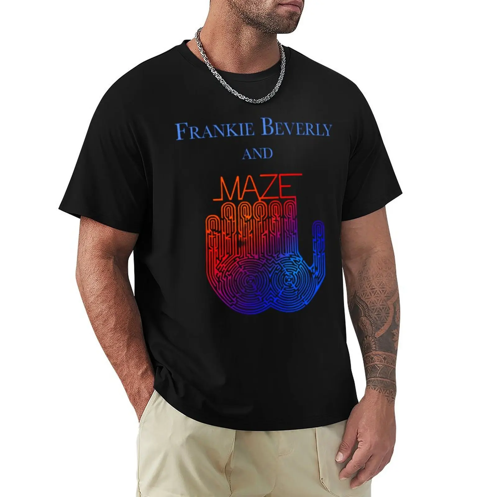 Frankie Beverly And Maze T-Shirt Casual Street Style Short Sleeve Tee
