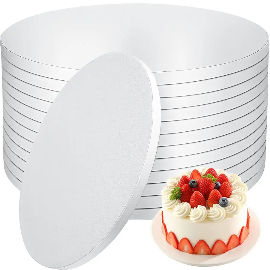 

PCS Cake Drums 10 Inch, 10inch Drum, Cake Boards 10 Inch Round, 1 2 Thick Cardboard, Sturdy Circle, Base para Pastel Cardboard B