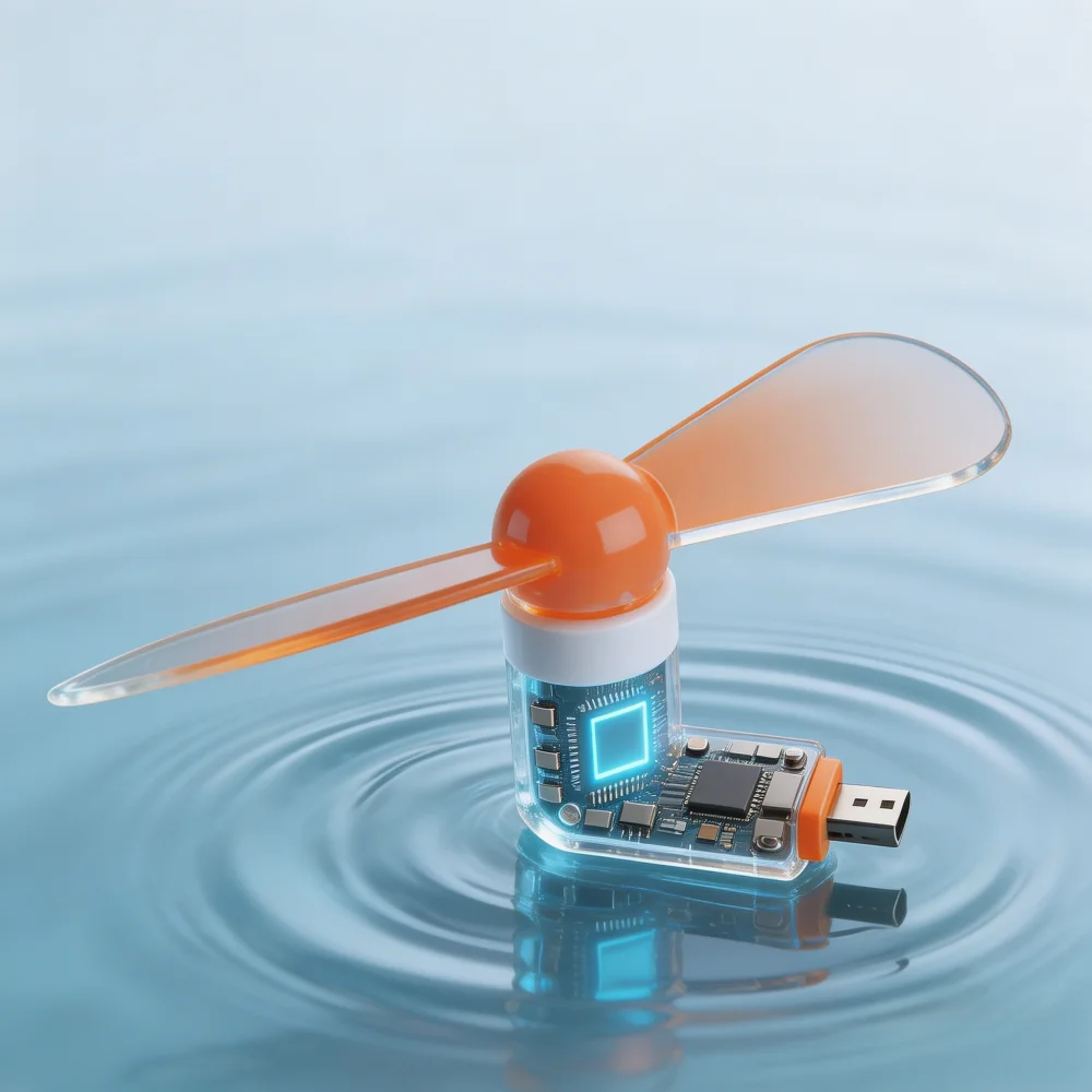 Phone Cooling Fan - Ventilador Mini Portátil Ultra Silencioso com