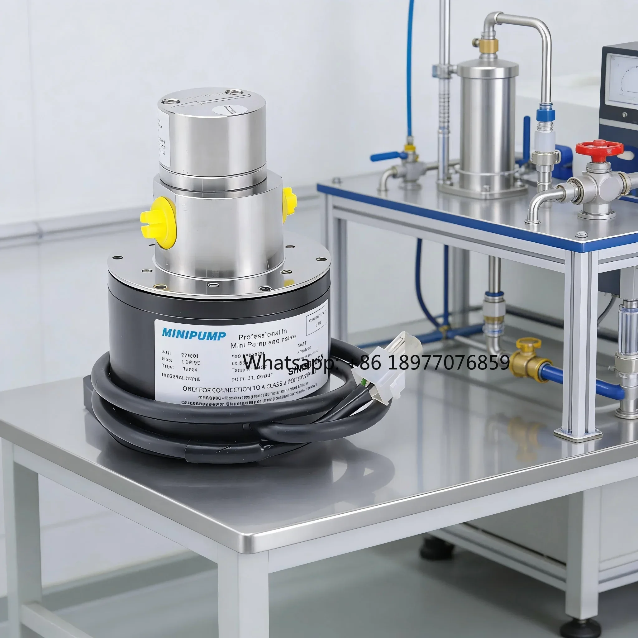 Lifa High Pressure Magnetic Drive Micro Gear Pump 24V DC For Methanol To Hydrogen Generator Alcohol Fuel Delivery System