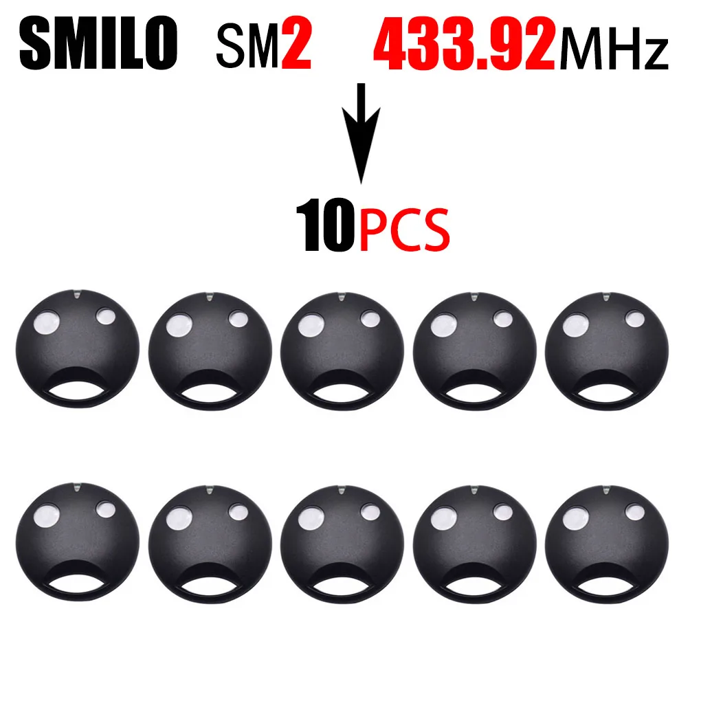 

10PCS SM2 433.92MHz Remote garage door Transmitter code For SMXIS SMX2 OXI OX2 SMXI SMX2R Receiver