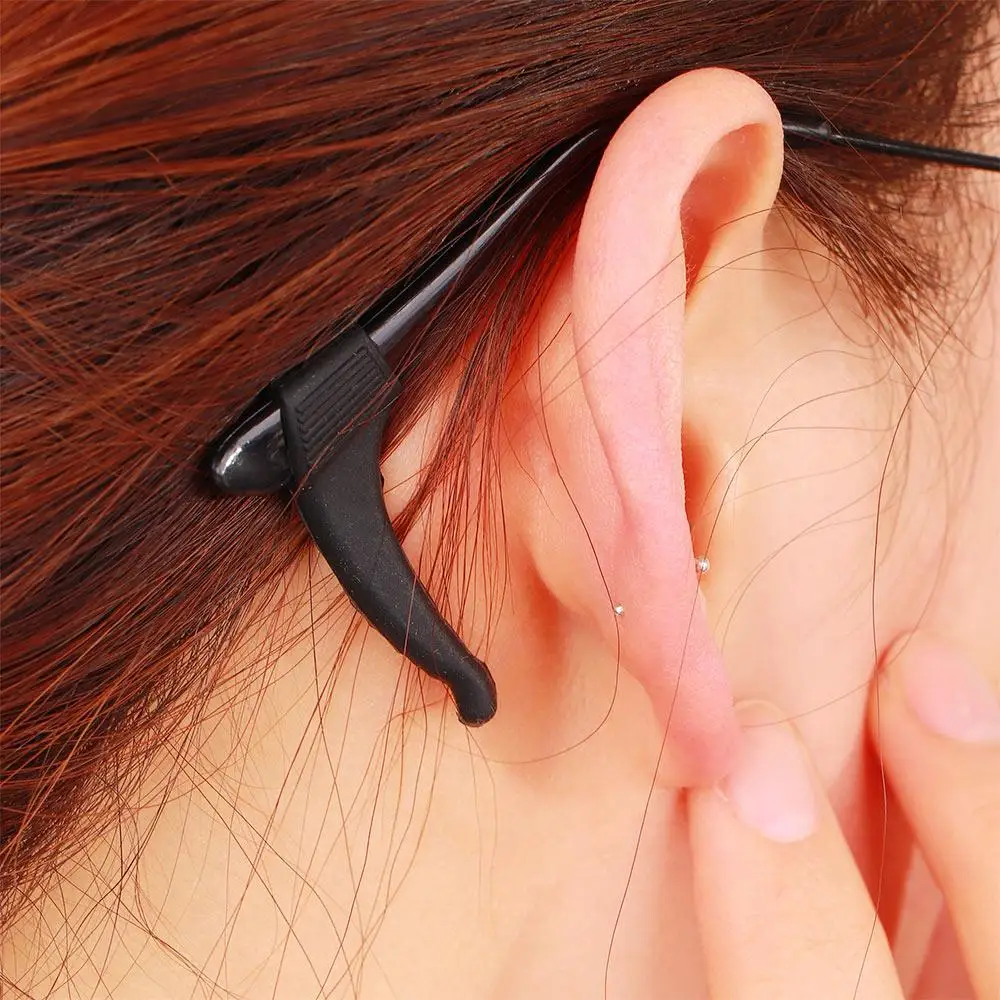 Anti-off Sets Anti - Slip Glasses Sets Anti-slip Ear Hook Sports Eyewear Earhook Eyeglass Ear Hook Silicone Glasses Ear Hook