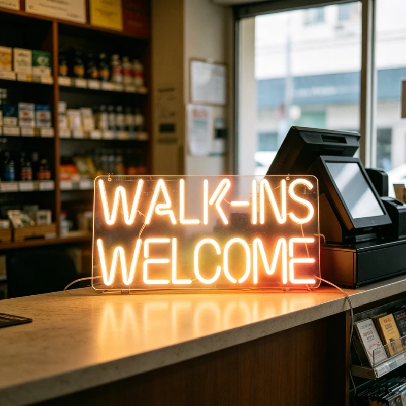 

Open Neon Sign Walk-ins Welcome LED Neon Light Business for Bar Party Hair Salon Barber Shop Coffee Store Wall Decor Dimmable