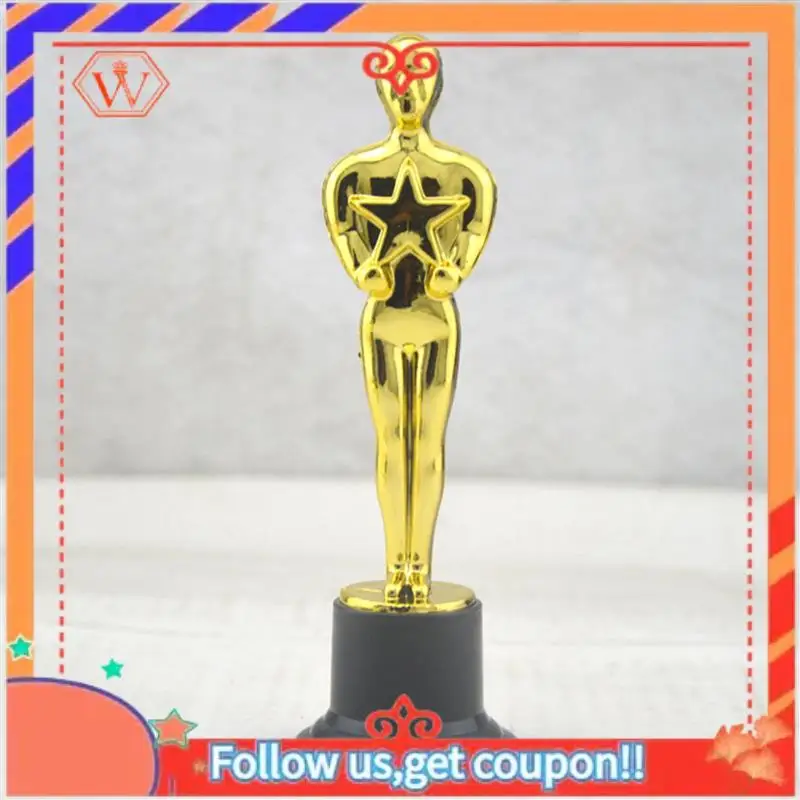 

Durable 48 Pack Plastic Gold Star Award Trophies Statuette For Party Favors,School Award,Game Prize,Party Prize
