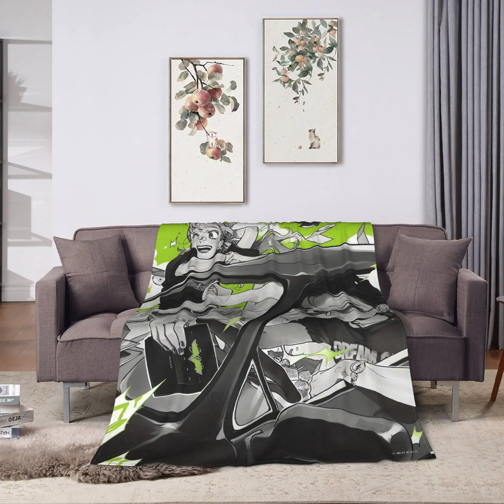 The Guy She Was Interested in Wasn't a Guy at All Warm Soft Blanket Travel Plush Throw Blanket Flannel Bedspread Sofa Bed Cover