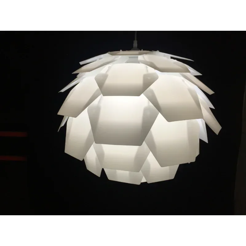 Lampu plafon Puzzle DIY, lampu naungan mainan naungan plastik sendiri DIY Rakitan, perlengkapan dekorasi rumah