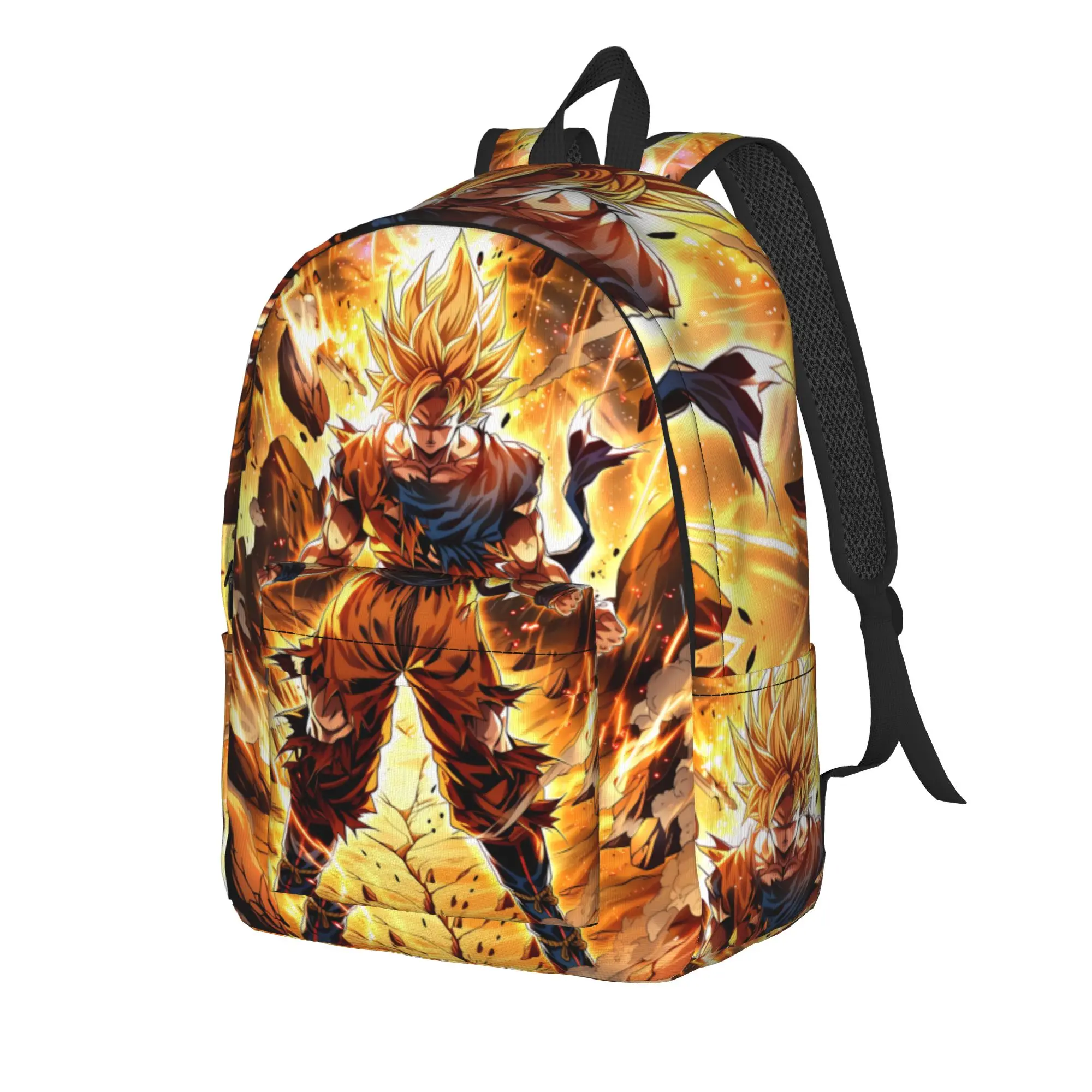 Fashion Dragon Ball Goku Backpack funko Mochilas Cool School Sturdy Shoulder Rucksack
