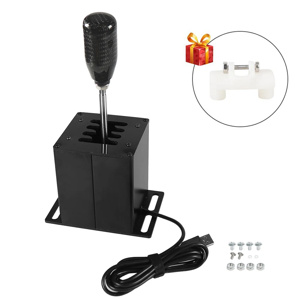 PC USB H Gear Shifter Voor Logitech G27 G29 G25 G920 Voor Thrustmaster T300RS/GT Pookknop Voor ETS2 simracing Racing Game