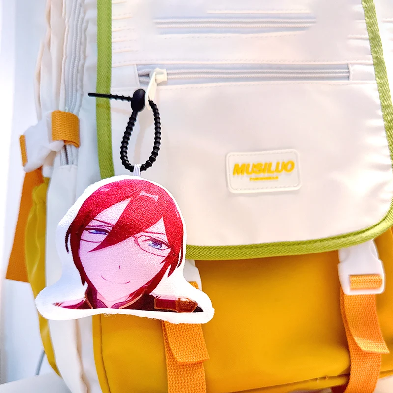 10cm Stuffed Plush Pendats Anime Ensemble Stars Saegusa Ibara Cartoon Cotton Doll Children Adult Bag Pendant Toy Christmas Gifts