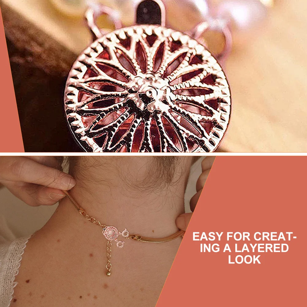 مشابك قلادة ذات طبقات، تصميم فريد من نوعه، سهلة الطبقات، يجب أن تمتلك ملحقًا لصنع المجوهرات والمناسبات الخاصة #1