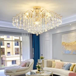 Modern LED Lights Chandelier luxury K9 Crystal  ceiling lamp Home decoration Hanging chandelier Interior lamps Pendant light