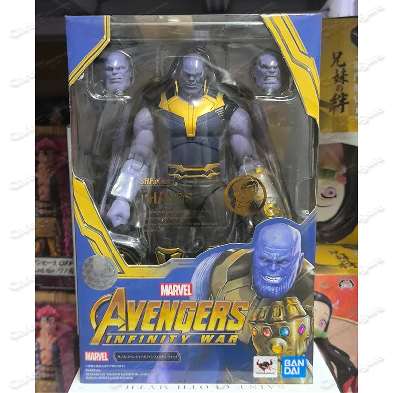 Auf Lager Original Bandai S.H.Figuarts Shf Thanos Avengers Infinity War Actionfigur Sammlerstück Modell Spielzeug