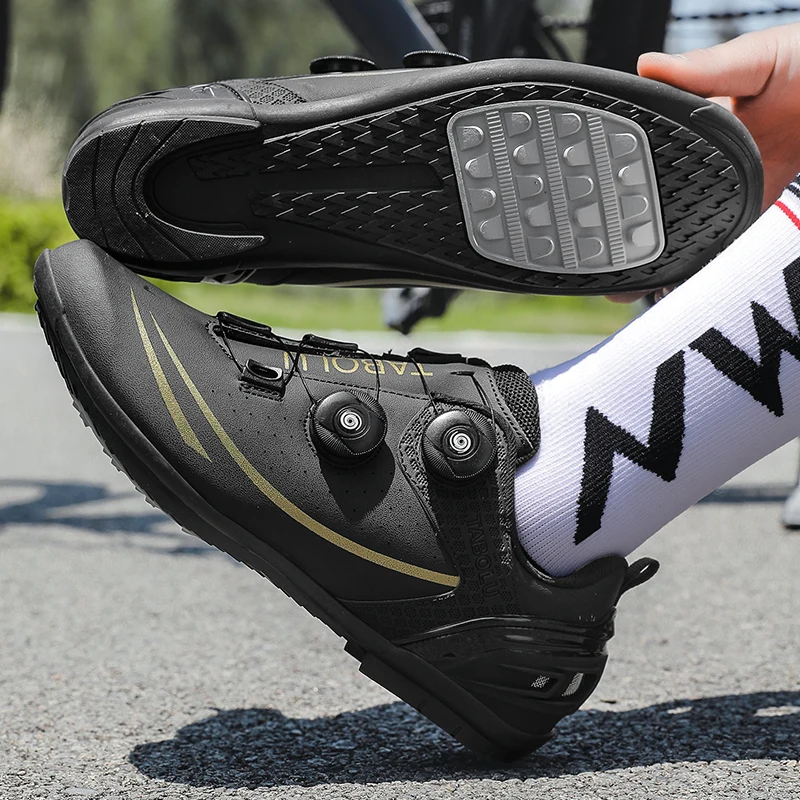 

Speed Cycling Sneaker Men Road Cycling Shoes Cleat Shoes Spd Shoes Cycling Flat Pedal Man Bike Outdoor Footwear size 36-47