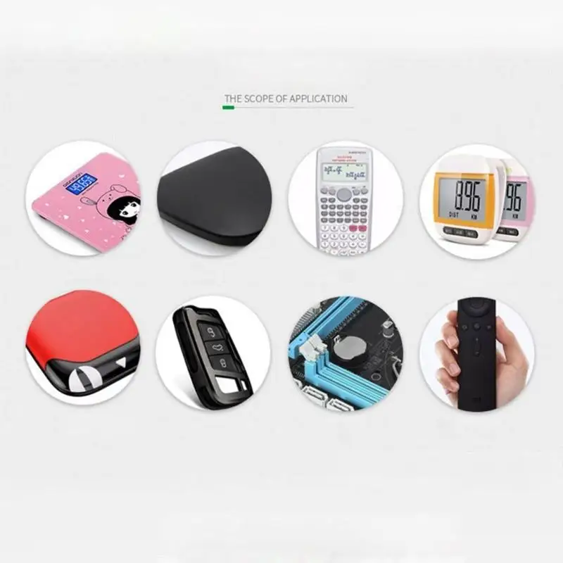 Conveniente portátil CR1616 baterias de botão célula tipo moeda para uso em viagens tamanhos compactos e fácil instalação