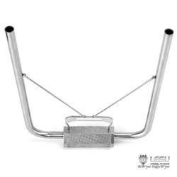 LESU RC Parti di Metallo Cabina Rack Tubo di Scarico per 1/14 di Controllo Remoto Tamiyaya R470 R620 RC Trattore Camion Rimorchio giocattoli TH14390