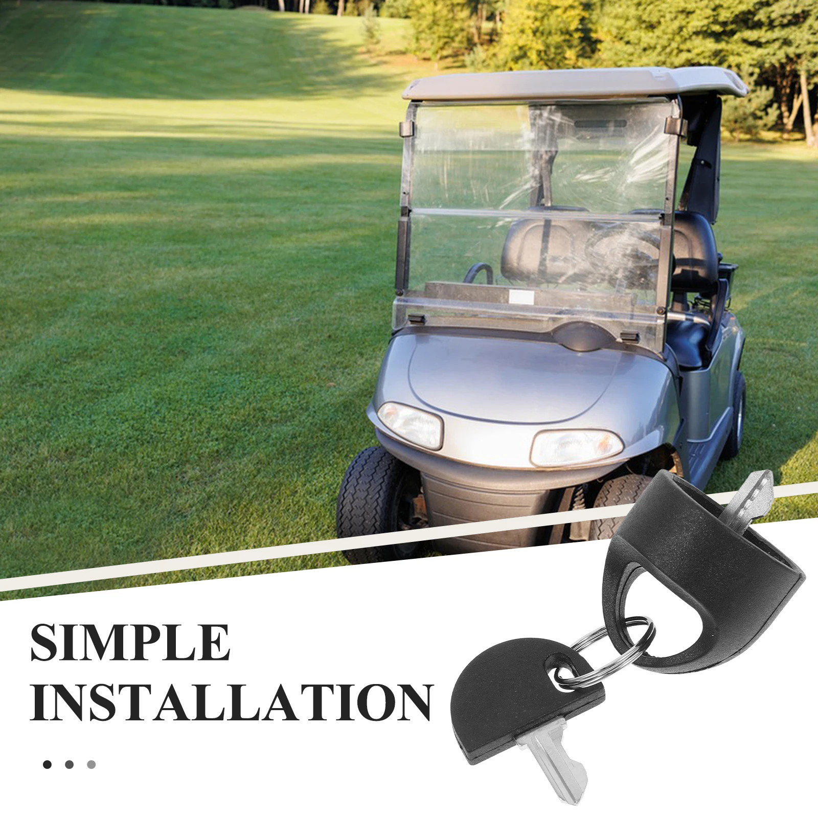 

Mobility for Electric Wheelchair Ignition Switch Durable ABS Alloy Easy Operation Black Scooter Accessories Scooter Key