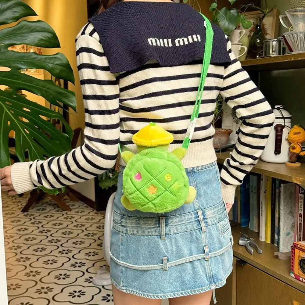 

Sweet Turtle Crossbody Bag Doll Children Backpack Large Capacity Children Toys Gift Cartoon Animal Shoulder Bag Gift