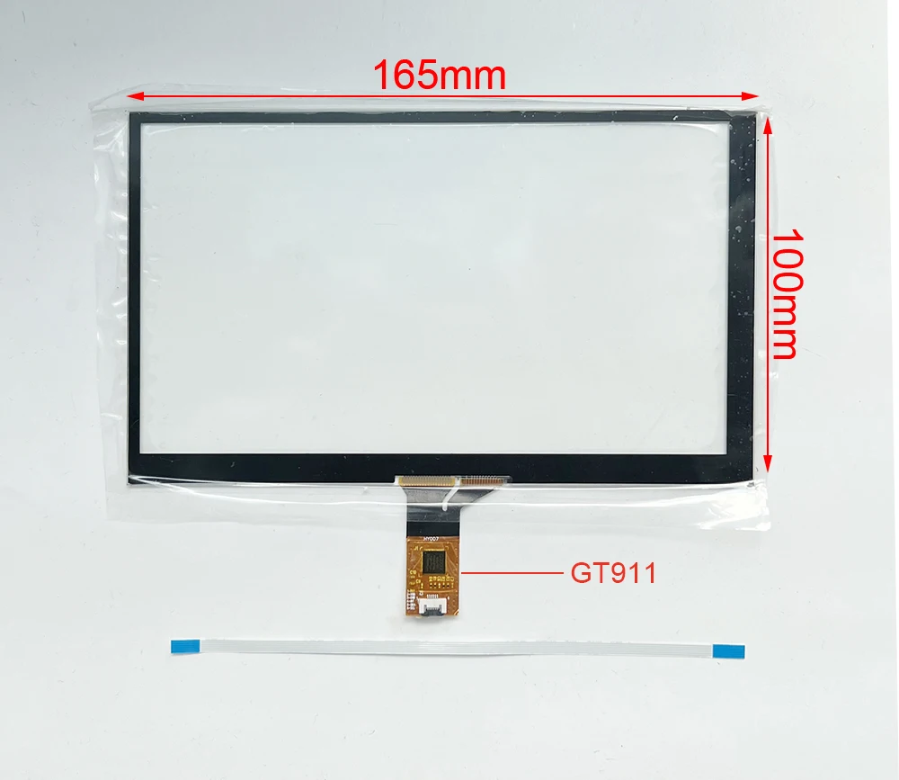 

Новый 7-дюймовый 6-контактный сенсорный экран GT911 с дигитайзером для TX070HBN-00 HSD070-27LED ЖК-экран STC-911-02