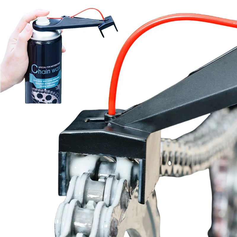 

1 Set Motorcycle Chain Lube Oiler Tool Motorcycle Chain Oiler Spray Gear Mess-Free Chain Wax Chain Cleaner Attachment