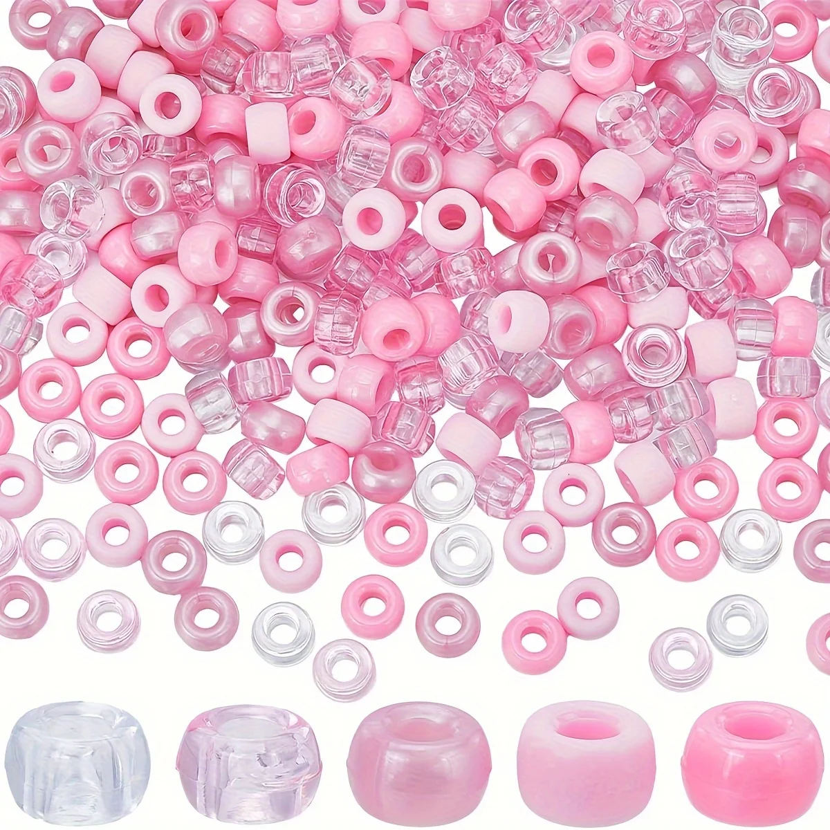 

960 шт. маленьких пластиковых бусин в форме лошадки, подходят для браслетов, украшений, изготовления ювелирных изделий, модных подарков