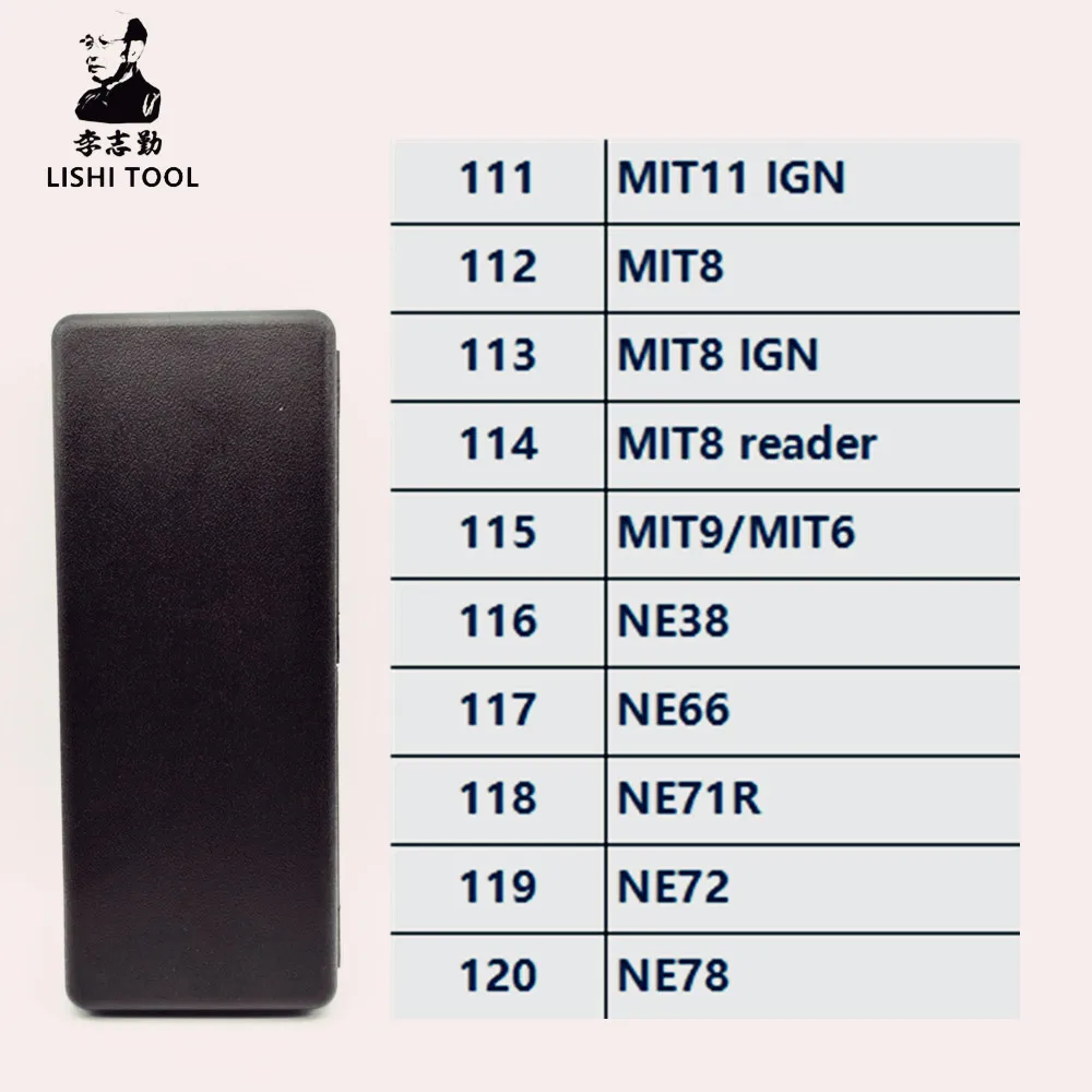 111#-120# Lishi tool 2 in 1 MIT11 IGN MIT8 MIT8 IGN MIT8 READER MIT9/MIT6 NE38 NE66 NE71R NE72 NE78