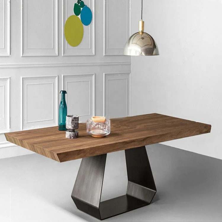 &u Simple Modern Solid Wood Desk Creative Studio Home Contact Table