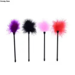 Ticklers Slave Flogger Bird Feather Clit Tickler Spanking Sex Toy 4 Colors Feather Flirting Tickler Sexy Whip Flirt Soft