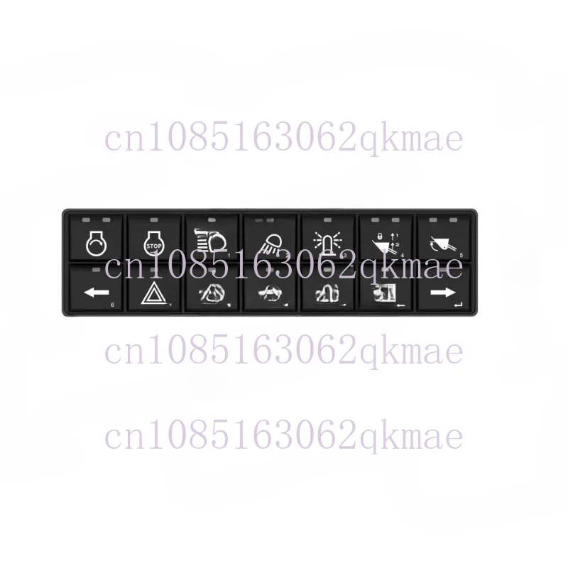 Excavator Control Panel Intelligent CAN Bus Keyboard Engineering Machinery Silicone Key Board