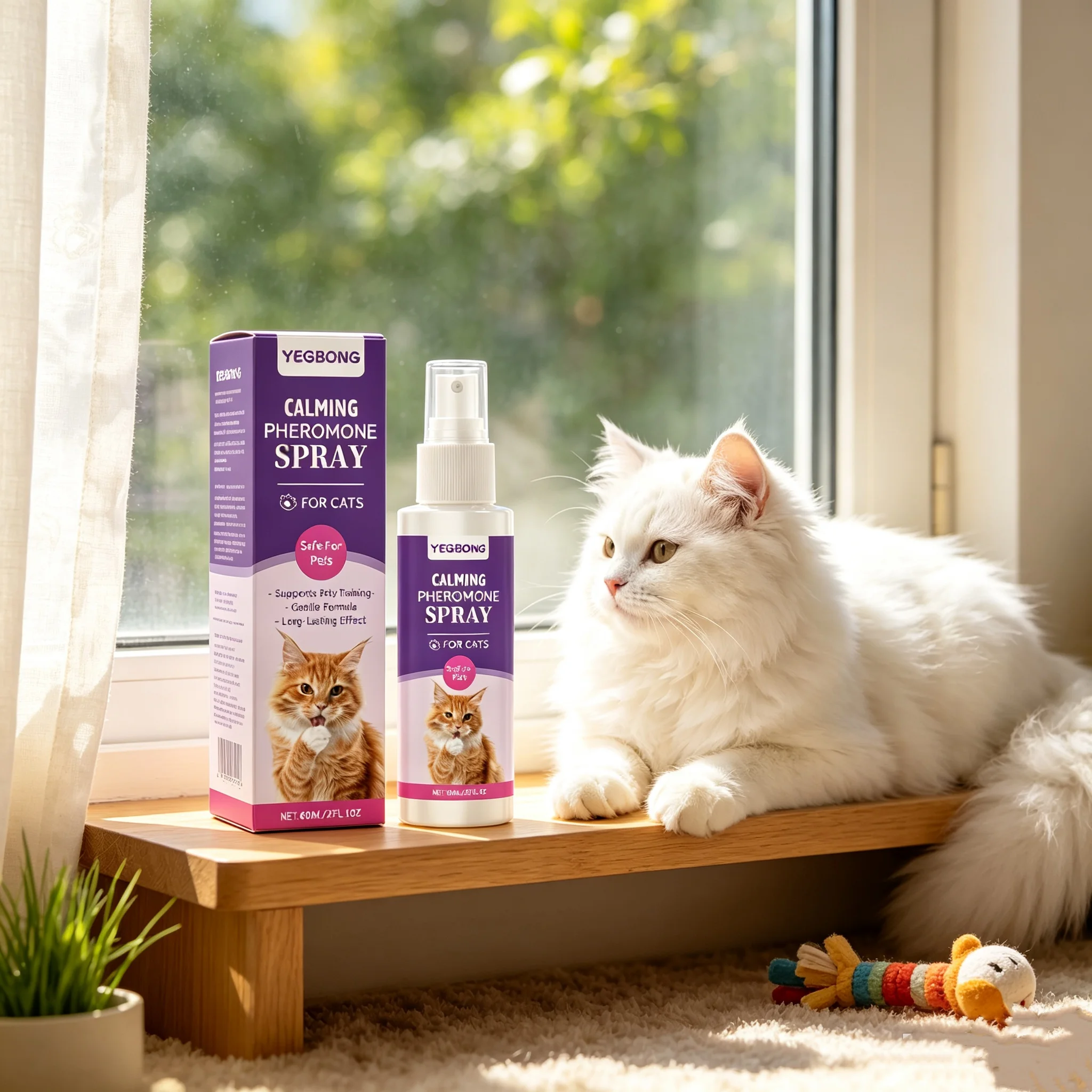 New Cat Deterrent Spray For Peeing Anti Scratching Biting For Furniture Carpets Prevent Urine Marking Indoor Odor Cat Care Spray