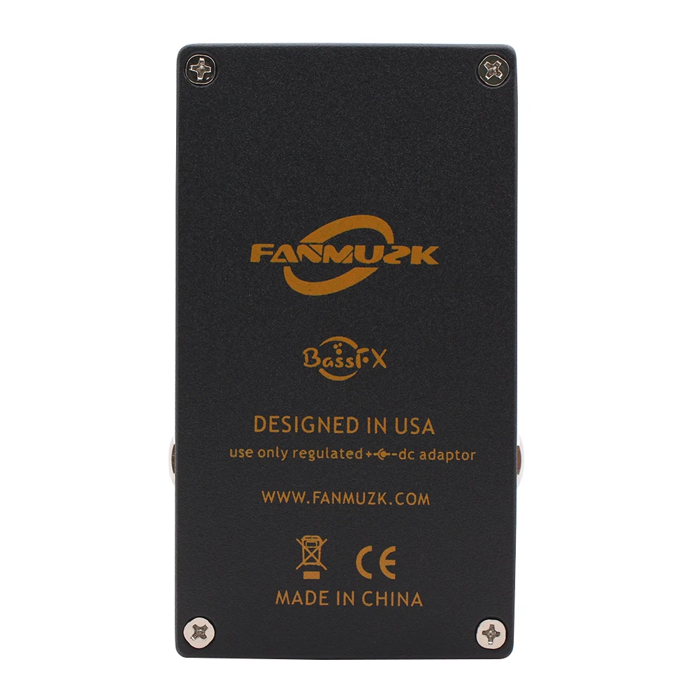 Fanmuzk Solar Finger Analog Bass Metal Distortion Effect Pedal for