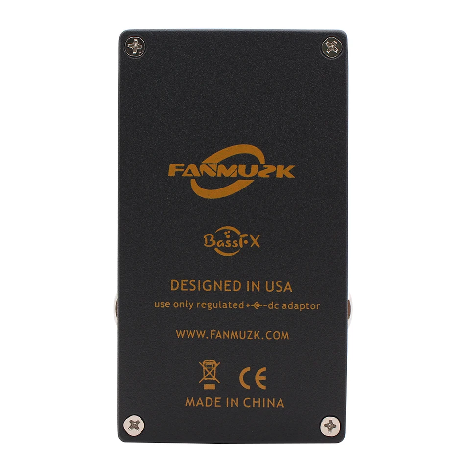 Fanmuzk Solar Finger Analog Bass Metal Distortion Effect Pedal for