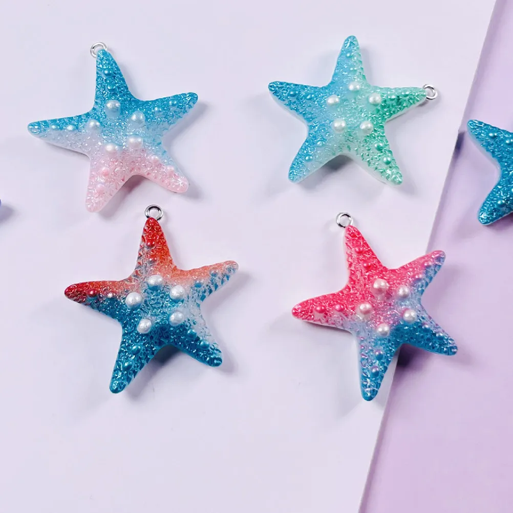 30個入り-精巧な海洋動物樹脂ペンダント-diy-ジュエリー製作チャーム-イヤリング-ネックレス-ブレスレット-キーホルダー-セーターチェーン用
