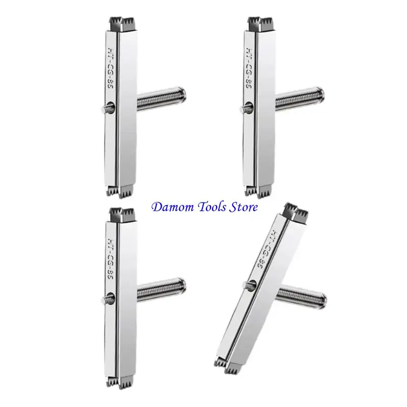 57BE Wall Outlet Box Repair Clip Metal Electrical Box Fastener with Serrated Grip Ends for Mount Repair Support Use