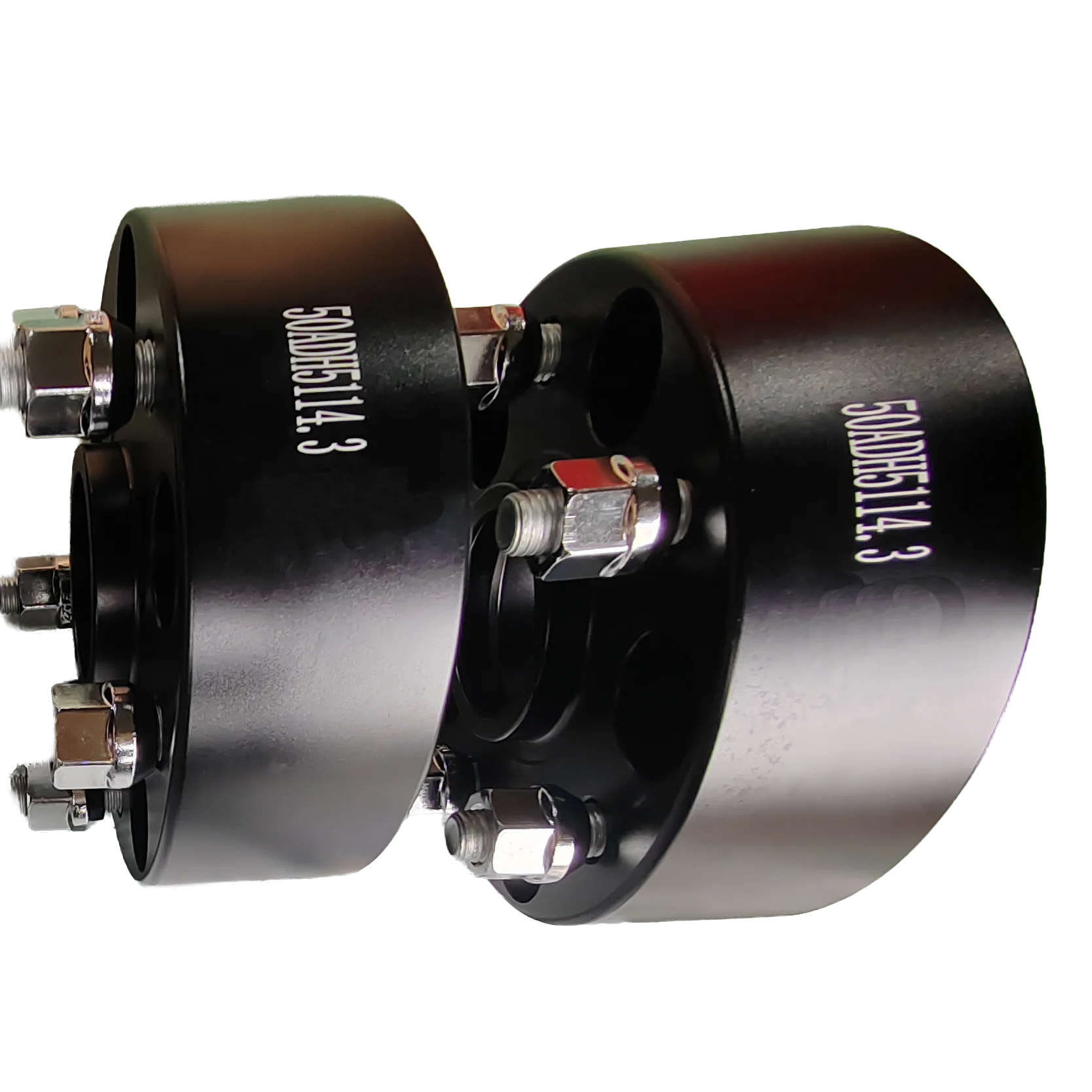 

2 шт. 50 мм (2 дюйма) кованые алюминиевые шпильки 12X1.5 5X114.3 | Проставки для колес 5x4.5" (67.1 мм) для PEUGEOT 4007 2008 ET40 5x114, центрирующиеся на ступицу