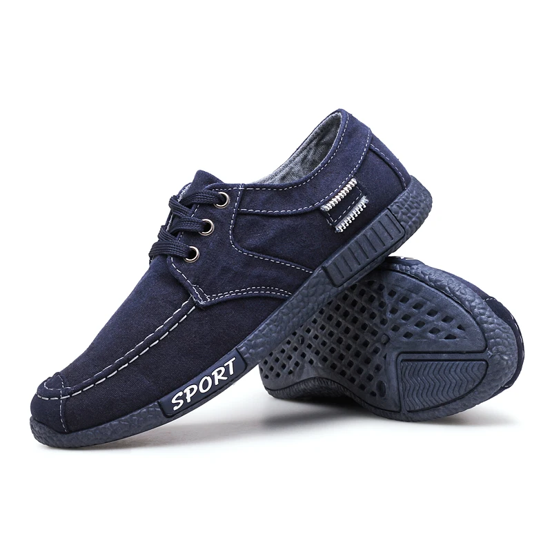 High Top Men Canvas Sport Shoes Outdoor Comfy Running Shoes Male 2023 New Fashion Brand Sneakers Hombre Jogging Trainers Black