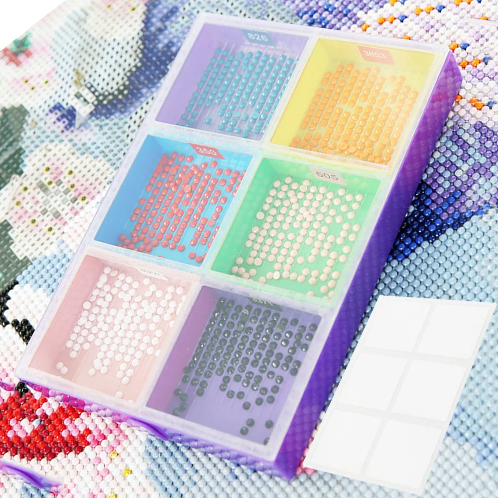 10 Pcs Diamond Painting Tray Set New Multi-functional Diamond Painting Plate With Cover DIY Diamond Painting Sieve