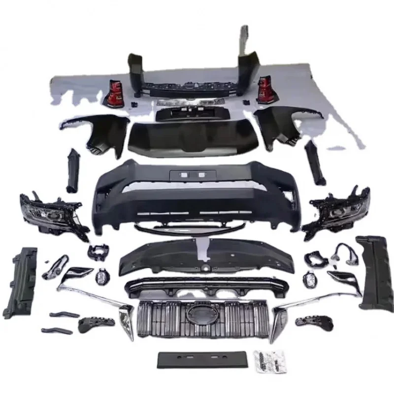 

High Quality Facelift Accessories Rear Front Bumper Side Skirt Include 2016-2023 Body Kit Land Cruise Prado 150